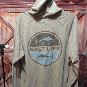 Salt Life live salty Light weight Hoodie~Med~EUC~Fishing style~Salt Life…